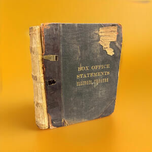 Box Office Statements Illinois Theater 1903 - 1904 Rare Vintage